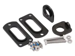 Stay Strong "For Life V4 with Bolts" BMX Race Dropout Adapter - Black Stay Strong "For Life V4 with Bolts" BMX Race Dropout Adapter - Black