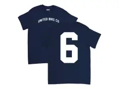 United Bikes "Six" T-Shirt - Navy United Bikes "Six" T-Shirt - Navy