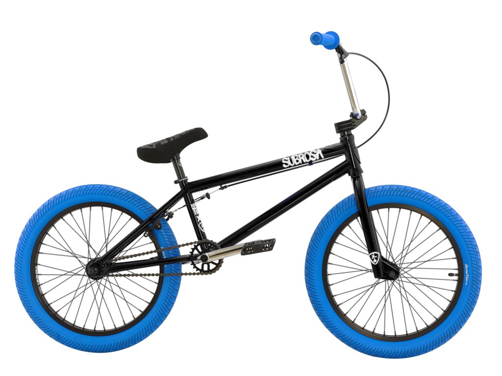 blue bmx