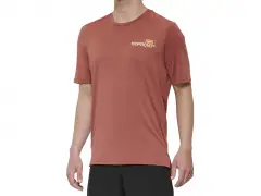 100 Percent "Airmatic" Jersey T-Shirt - Cardinal 100 Percent "Airmatic" Jersey T-Shirt - Cardinal