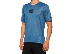 100 Percent "Airmatic Mesh" Jersey T-Shirt - Slate Blue 100 Percent "Airmatic Mesh" Jersey T-Shirt - Slate Blue