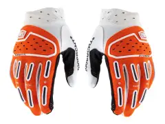 100 Percent "Airmatic V2" Handschuhe - Orange/White 100 Percent "Airmatic V2" Handschuhe - Orange/White