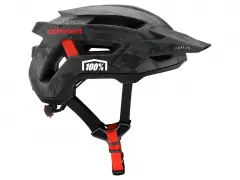 100 Percent "Altis" Helmet - Camo Black/Red 100 Percent "Altis" Helmet - Camo Black/Red