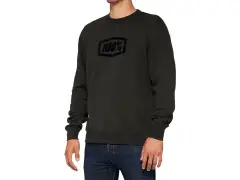 100 Percent "Avalanche Crewneck" Pullover - Light Black 100 Percent "Avalanche Crewneck" Pullover - Light Black