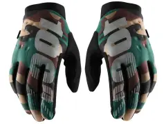 100 Percent "Brisker Cold Weather" Gloves - Camo/Black 100 Percent "Brisker Cold Weather" Gloves - Camo/Black