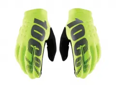 100 Percent "Brisker Cold Weather Youth" Gloves - Fluo Yellow/Black (Kids) 100 Percent "Brisker Cold Weather Youth" Gloves - Fluo Yellow/Black (Kids)