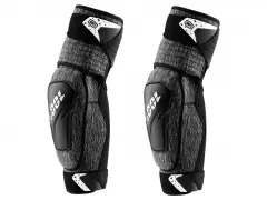 100 Percent "Fortis" Ellbow Pads - Heather Grey/Black 100 Percent "Fortis" Ellbow Pads - Heather Grey/Black