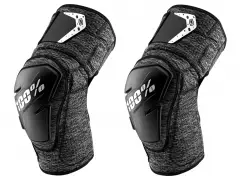 100 Percent "Fortis" Knee Pads - Heather Grey/Black 100 Percent "Fortis" Knee Pads - Heather Grey/Black
