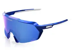 100 Percent "Korbin" Sunglasses - Red Bull Bora HiPER Royal Blue Mirror Lens / Gloss Blue Holographi 100 Percent "Korbin" Sunglasses - Red Bull Bora HiPER Royal Blue Mirror Lens / Gloss Blue Holographi