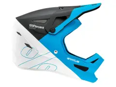 100 Percent "Status BMX/Downhill" Fullface Helmet - Garda Blue/White/Black 100 Percent "Status BMX/Downhill" Fullface Helmet - Garda Blue/White/Black