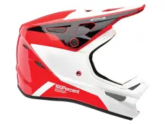 100 Percent "Status BMX/Downhill" Fullface Helmet - Hellfire Red/White/Black 100 Percent "Status BMX/Downhill" Fullface Helmet - Hellfire Red/White/Black