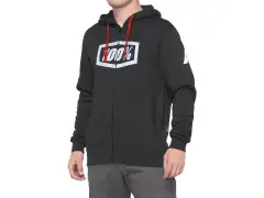 100 Percent "Syndicate" Zipper - Heather Black 100 Percent "Syndicate" Zipper - Heather Black