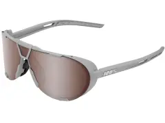 100 Percent "Westcraft" Sunglasses - Hiper Silver Mirror Lens / Grey 100 Percent "Westcraft" Sunglasses - Hiper Silver Mirror Lens / Grey