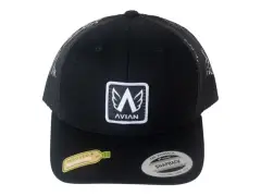 Avian "Retro Trucker" Kappe - Black Avian "Retro Trucker" Kappe - Black