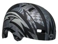 Bell "Local" BMX Helmet - Matte Black/Gray Psycho Bell "Local" BMX Helmet - Matte Black/Gray Psycho