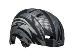 Bell "Local" BMX Helmet - Matte Black/Gray Psycho Bell "Local" BMX Helmet - Matte Black/Gray Psycho