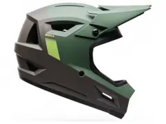 Bell "Sanction 2 DLX" Fullface Helm - Blip Vintage Olive Bell "Sanction 2 DLX" Fullface Helm - Blip Vintage Olive