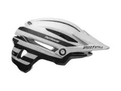 Bell "Sixer Mips" MTB Helm - Fasthouse Stripes Matte White/Black Bell "Sixer Mips" MTB Helm - Fasthouse Stripes Matte White/Black