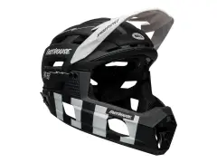 Bell "Super Air R Spherical" Fullface Helm - Fasthouse Matte Black/White Bell "Super Air R Spherical" Fullface Helm - Fasthouse Matte Black/White