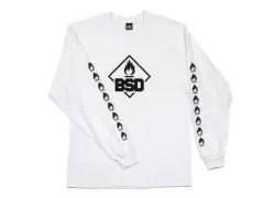 BSD "Roastin" Longsleeve - White BSD "Roastin" Longsleeve - White