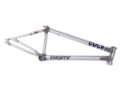 Cult "Shorty" BMX Rahmen - Matte Clear Raw Cult "Shorty" BMX Rahmen - Matte Clear Raw