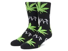Cult X HUF "Plantlife" Socks - Black/Green Cult X HUF "Plantlife" Socks - Black/Green