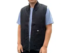 Dickies "Quilted Canvas" Vest - Black Dickies "Quilted Canvas" Vest - Black