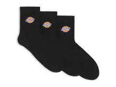 Dickies "Valley Grove Mid" Socks (3 Pair) - Black Dickies "Valley Grove Mid" Socks (3 Pair) - Black