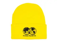 Doomed Brand "Globe" Beanie - Yellow Doomed Brand "Globe" Beanie - Yellow
