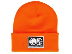 Doomed Brand "Globe Patch" Beanie - Orange Doomed Brand "Globe Patch" Beanie - Orange