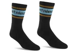 Etnies "Crew" Socks - Black/Blue Etnies "Crew" Socks - Black/Blue