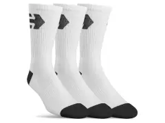 Etnies "Direct V2 3 Pack" Socks (3 Pair) - White Etnies "Direct V2 3 Pack" Socks (3 Pair) - White