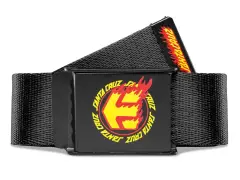 Etnies X Santa Cruz "Flame" Belt - Black Etnies X Santa Cruz "Flame" Belt - Black