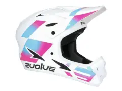 Evolve "Storm" Fullface Helmet - Glossy White/Galaxy Evolve "Storm" Fullface Helmet - Glossy White/Galaxy