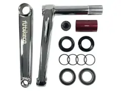 Fit Bike Co. "Indent 2-PC Spline Drivepc" BMX Crank - 24mm Fit Bike Co. "Indent 2-PC Spline Drivepc" BMX Crank - 24mm
