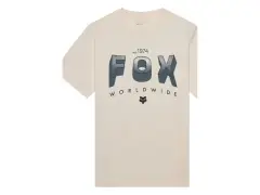 Fox Racing "Block 195 Original" T-Shirt - Off White Fox Racing "Block 195 Original" T-Shirt - Off White