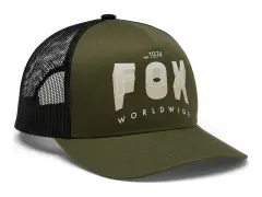 Fox Racing "Block Mesh Trucker" Cap - Army Fox Racing "Block Mesh Trucker" Cap - Army