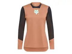Fox Racing "Defend Elevated Women Long Sleeve" Jersey - Coral Fox Racing "Defend Elevated Women Long Sleeve" Jersey - Coral