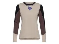 Fox Racing "Defend Park SE Women Long Sleeve" Jersey - Chalk Fox Racing "Defend Park SE Women Long Sleeve" Jersey - Chalk