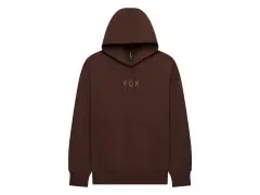 Fox Racing "Fox Head Heavyweight Fleece" Hooded Pullover - Coffee Fox Racing "Fox Head Heavyweight Fleece" Hooded Pullover - Coffee