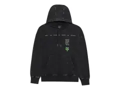 Fox Racing "Throttle Oversized Fleece" Hooded Pullover - Black Fox Racing "Throttle Oversized Fleece" Hooded Pullover - Black