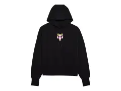Fox Racing "TS57 Oversized Fleece Women" Hooded Pullover - Black Fox Racing "TS57 Oversized Fleece Women" Hooded Pullover - Black