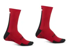Giro "HRC+ Merino Wool" Socken - Dark Red/Black/Grey Giro "HRC+ Merino Wool" Socken - Dark Red/Black/Grey