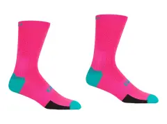 Giro "HRC Team" Socken - Neon Pink/Screaming Teal Giro "HRC Team" Socken - Neon Pink/Screaming Teal
