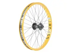 G-Sport BMX "Elite V2" Front Wheel - Anodized Gold G-Sport BMX "Elite V2" Front Wheel - Anodized Gold