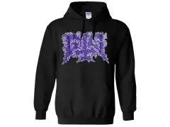 GTG Crew "Logo" Hooded Pullover - Black/Purple GTG Crew "Logo" Hooded Pullover - Black/Purple