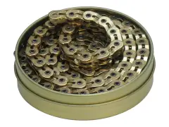 Gusset "Bling Slink" Half Link Chain - 1/2" x 3/32" Gusset "Bling Slink" Half Link Chain - 1/2" x 3/32"