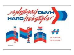 Haro Bikes “1984 FST” Sticker Set Haro Bikes “1984 FST” Sticker Set