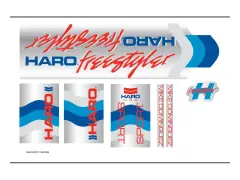 Haro Bikes “1984 Sport” Sticker Set Haro Bikes “1984 Sport” Sticker Set