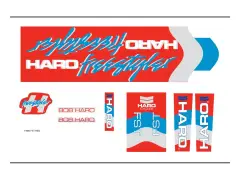 Haro Bikes "1986 FST" Sticker Set Haro Bikes "1986 FST" Sticker Set